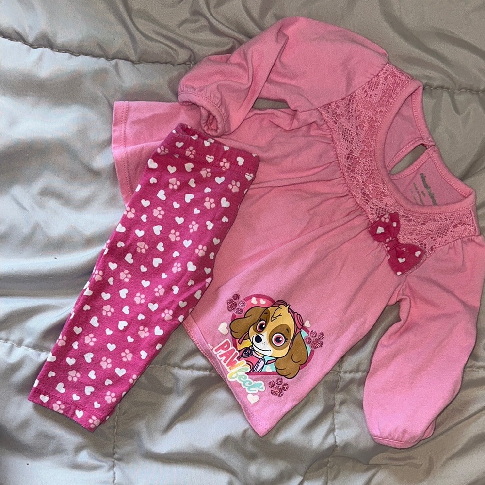 Nickelodeon Pink Kids Matching Set
